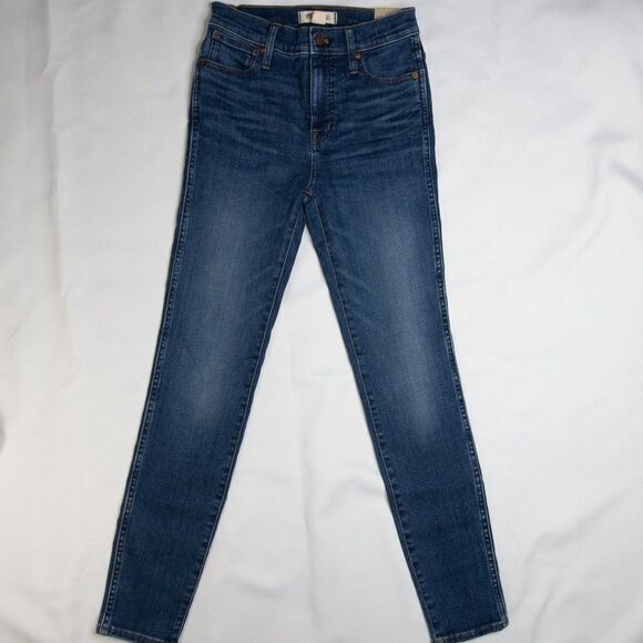 NEW Madewell 10" High-Rise Skinny Jeans in‎ Bradshaw Wash, size 25 - Picture 7 of 16